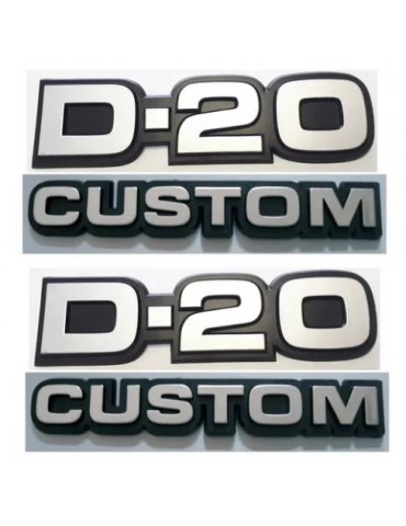 Kit Emblemas 2- D-20 2- Custom D20