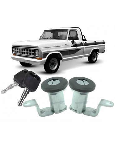 Kit Par Cilindro De Porta Ford F100 F1000 F4000 1972 A 1991