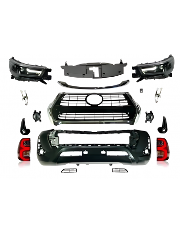 Kit Transformação Completo Toyota Hilux 2021 2022 2023 Led